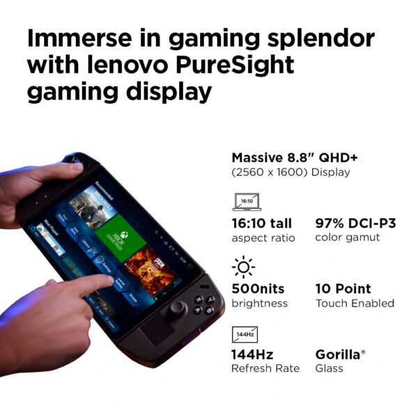 Legion Go 22.35cms (8.8) 16GB 512GB (Shadow Black) - Image 8
