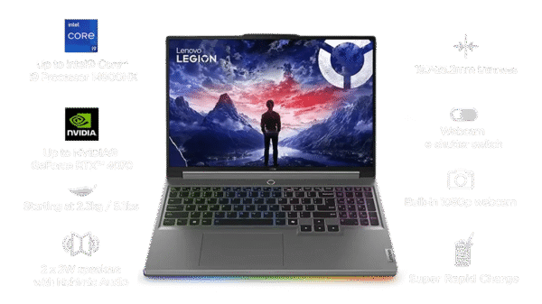 Legion 5i 14th Gen, 40.64cms - Intel i7 (Luna Grey)
