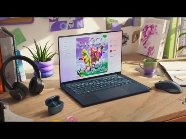 Yoga Slim 7x Gen 9, 36.83cms - Snapdragon X Plus (Cosmic Blue) - Image 9