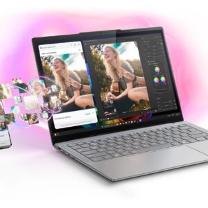 AURA EDITION Yoga Slim 7 Intel, 35.56cms - Core Ultra 5 (Luna Grey)