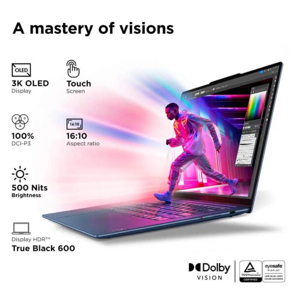 Yoga Slim 7x Gen 9, 36.83cms - Snapdragon X Plus (Cosmic Blue) - Image 5